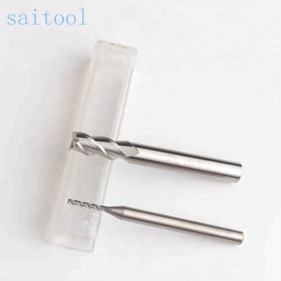 Saitool For Acrylic And PVC Cutting Single Flute Milling Cutter 1 Flute Carbide End Mill