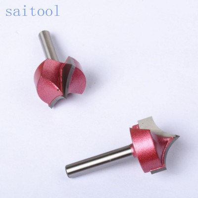 Saitool Solid Carbide end mill for wood milling cutter and cnc router bits