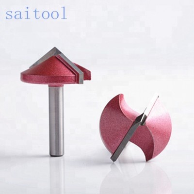 Saitool Cnc carbide end mill 3D V router bits for mdf and Wood